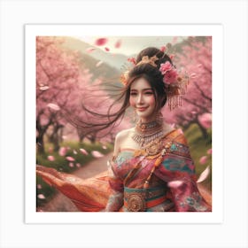 Chinese Girl Art Print