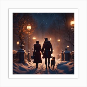 Christmas Carol Art Print