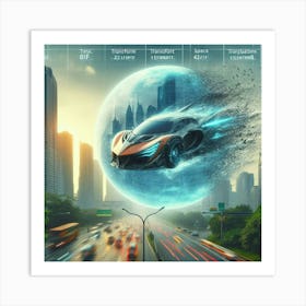 Futuristic Car Art Print