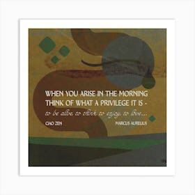 Morning Gifts Art Print