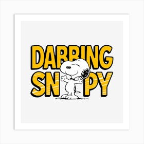 Dabbing Snoopy Series (7) Art Print