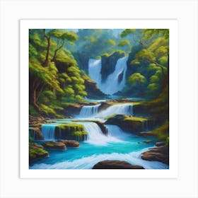 Waterfall 4 Art Print