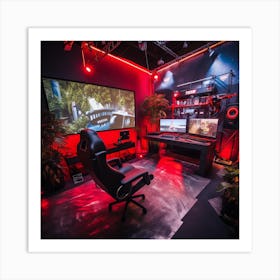 Gaming Room Art Print