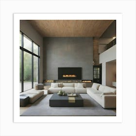 Modern Living Room 24 Art Print