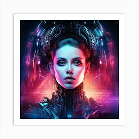 Futuristic Woman - Star Wars Art Print