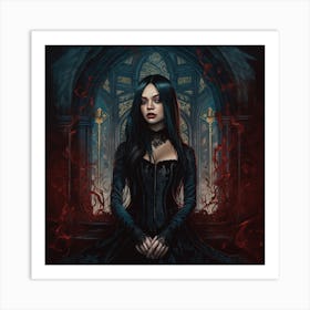 Gothic Girl Art Print