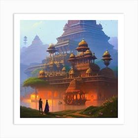 Indian Temple Art Print