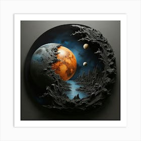 'Moonscape' Art Print