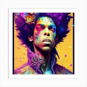 Prince the singer Art Print