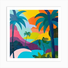 Abstract Travel Collection Trinidad Tobago 1 Art Print