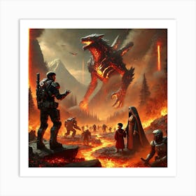 Episode4 Intotheflames Art Print