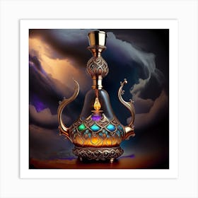 Egyptian Perfume Bottle Art Print