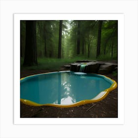 Pond In The Woods Art Print