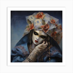 Venetian Mask 1 Art Print