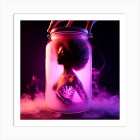 Glass Jar Art Print