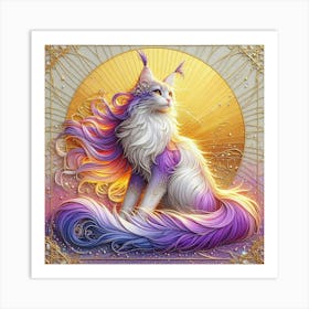 Cat In The Sun 1 Art Print