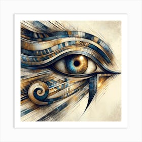 Eye Of Horus 222 Art Print