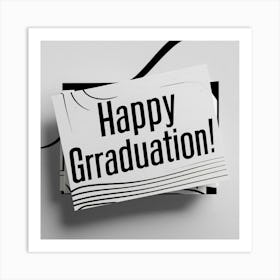 Happy Graduation 1 Art Print