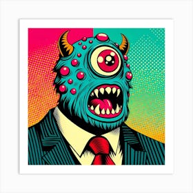 Pop Monster 2 Art Print