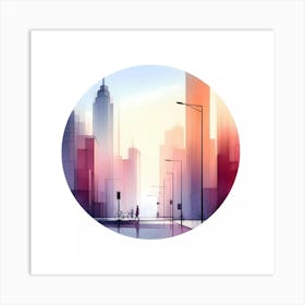 Cityscape 13 Art Print