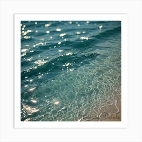 A Beautiful Blue Ocean Art Print