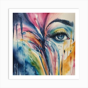 Eye Of The Rainbow Art Print