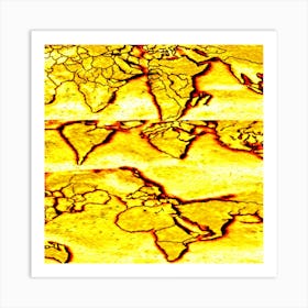 World Map Art Print