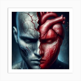 Head and Heart Art Print