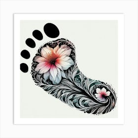 A human footprint 4 Art Print