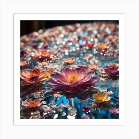 Glass Flowers 1 Art Print