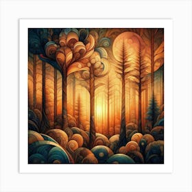 Forest 3 Art Print