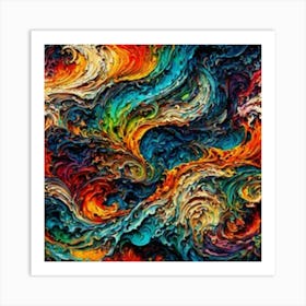 Abstract Painting 20 Art Print