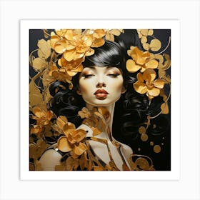 A beautiful woman 1 Art Print