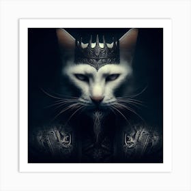 King Of Cats 2 Art Print