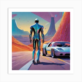 Futuristic Man 155 Art Print