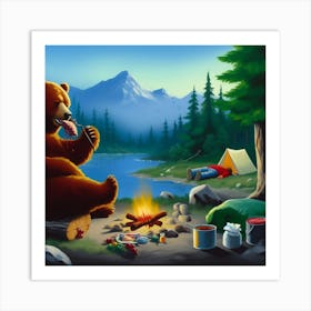 Camping is Fun... Art Print