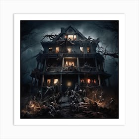 House Of Horror Art Print