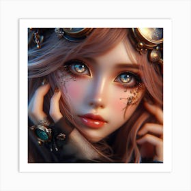 Steampunk Doll Art Print