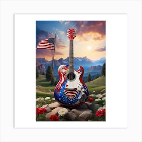 Red, White, and Blues 19 Art Print