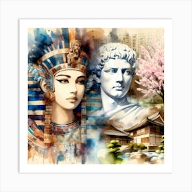 Cleopatra Portrait Artwork 192 Art Print