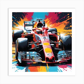 F1 Splash 2 Art Print