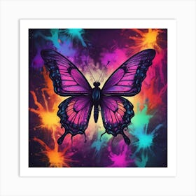 Butterfly Painting 251 Art Print