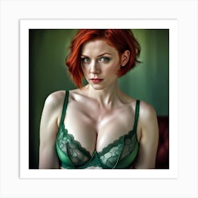 Red Hair Tess Synthesis Art Print