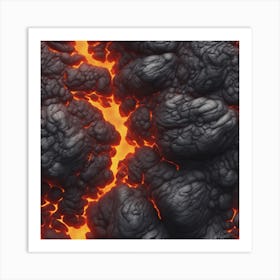 Lava Flow 33 Art Print