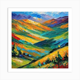 Landscape Painting 165 Art Print