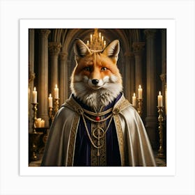 Lord Vulpes Arcanis: The Royal Animal Series Art Print