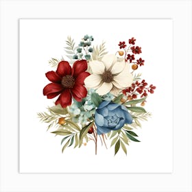 Poinsettia Perfection Art Print