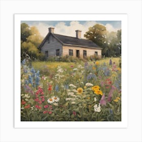 "Wildflower Harmony" Art Print