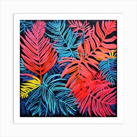 Tropical Leaves 5 Art Print