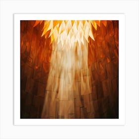 Abstract Light Rays Art Print